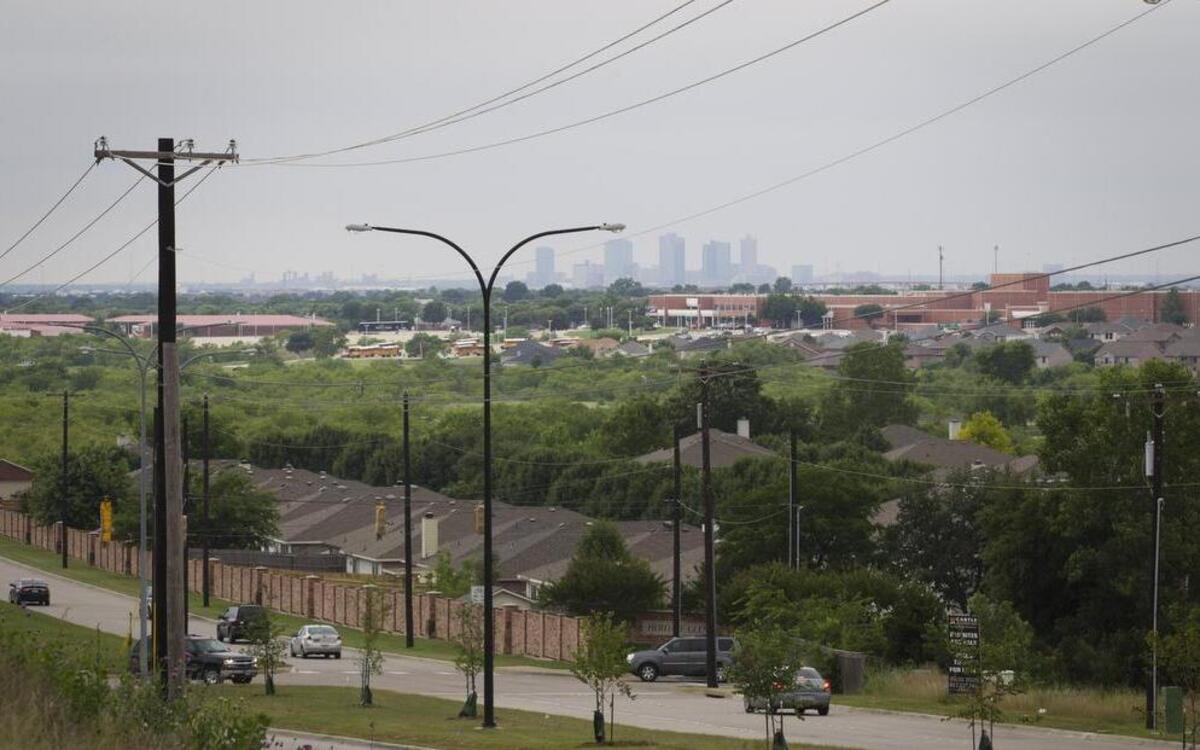 Fort Worth continues to grow, but exactly how big it is depends on whose estimates you use. Much of the growth continues to be in north Fort Worth, where a skyline of downtown is still visible.