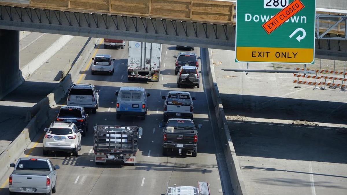 The Spur 280 bridge will be demolished this weekend.
