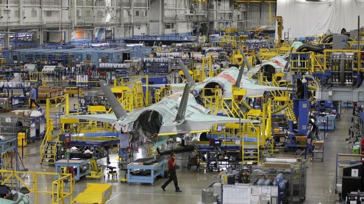 By 2023, Lockheed’s Fort Worth plant hopes to produce 160 aircraft a year.