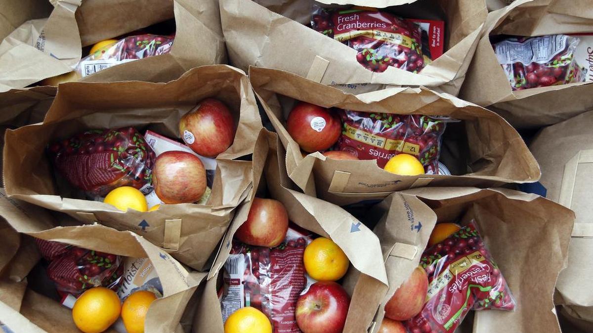 Food baskets are still available for those in need.