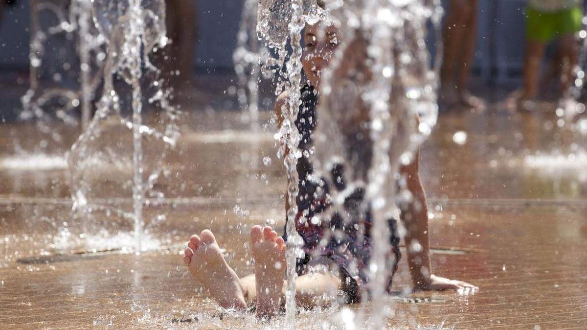 This photo was taken on a hot summer day in June 2017 in Sundance Square. Will summer of 2024 be the hottest on record?
