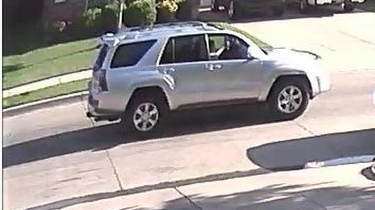 The suspected vehicle in a hit-and-run that injured a 5-year-old girl Friday.