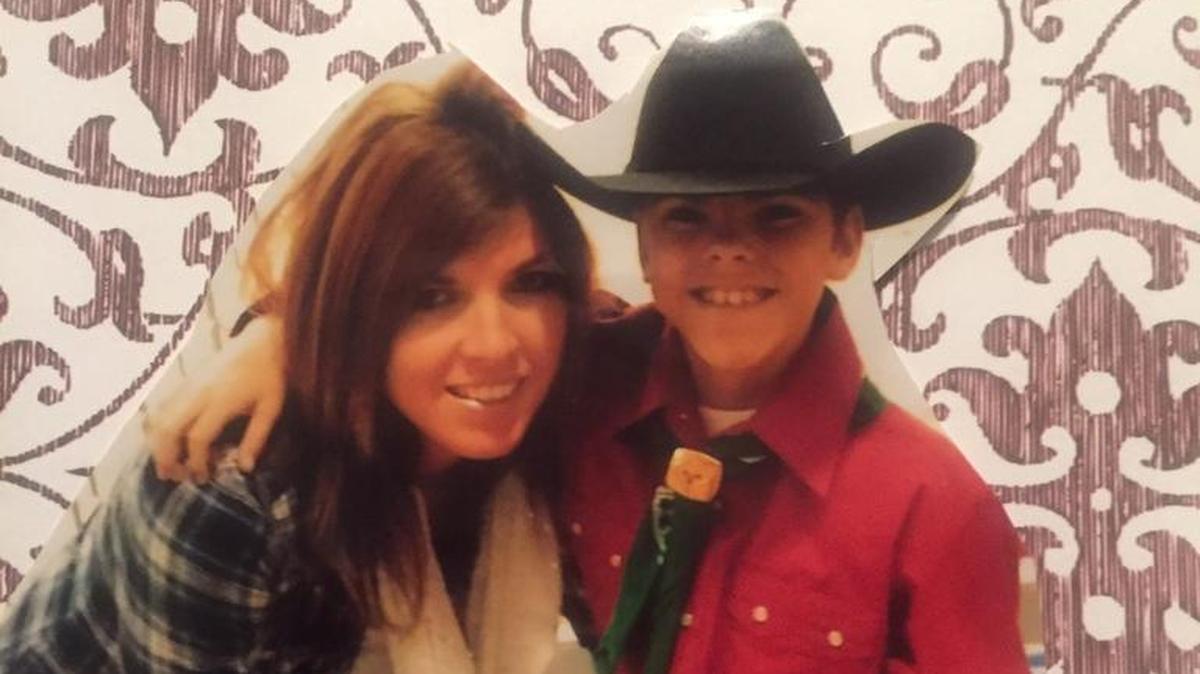 Danita and Colby Tutt in an undated family photo.