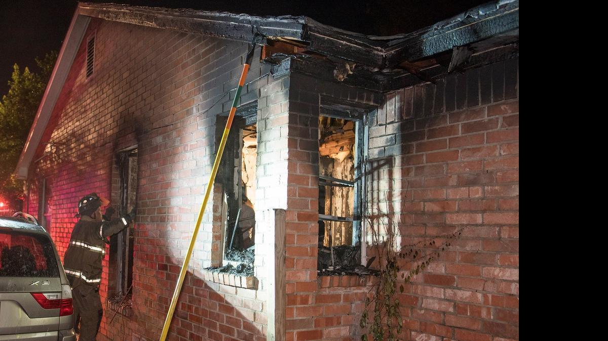 
Three people were injured early Monday when this house caught fire on Panola Avenue in east Fort Worth. 
