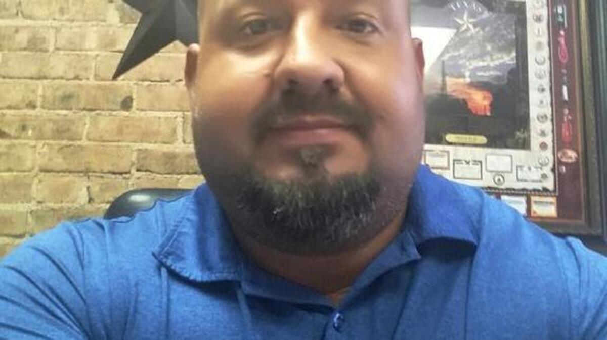 Shawn Merriman has a scar above his right eye where he was bitten in a fight with Fort Worth firefighter Michael Benningfield.