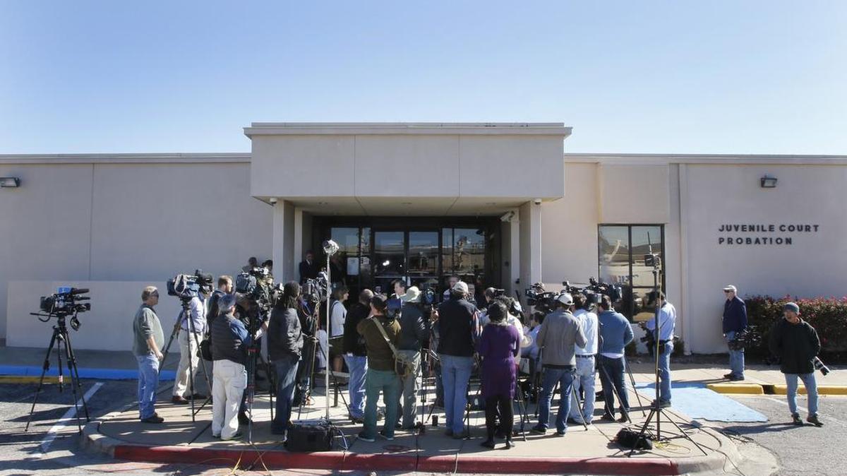 Ethan Couch is due in court Friday at the Scott D. Moore Juvenile Justice Center, where a crowd of media gathered for his last appearance in January.