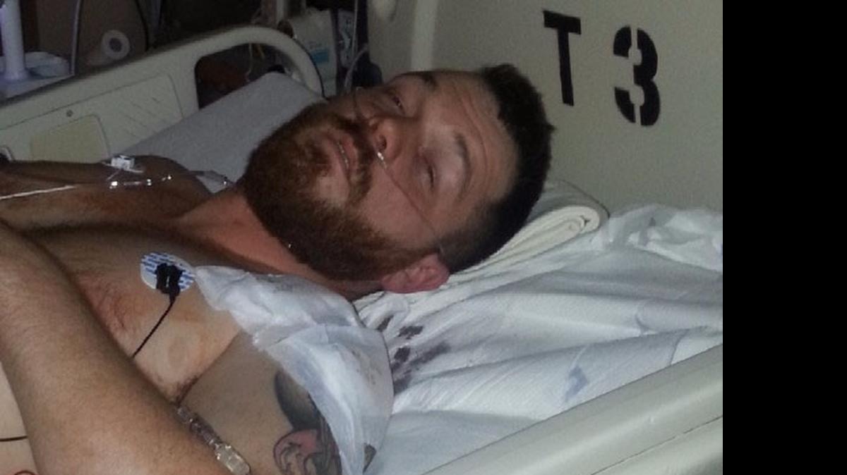 
Gary, shown here at JPS Hospital in Fort Worth, was shot on East Loop 820 Friday by a man in a white Chevy Tahoe. The Star-Telegram agreed to not give his last name because the family fears retaliation. 

