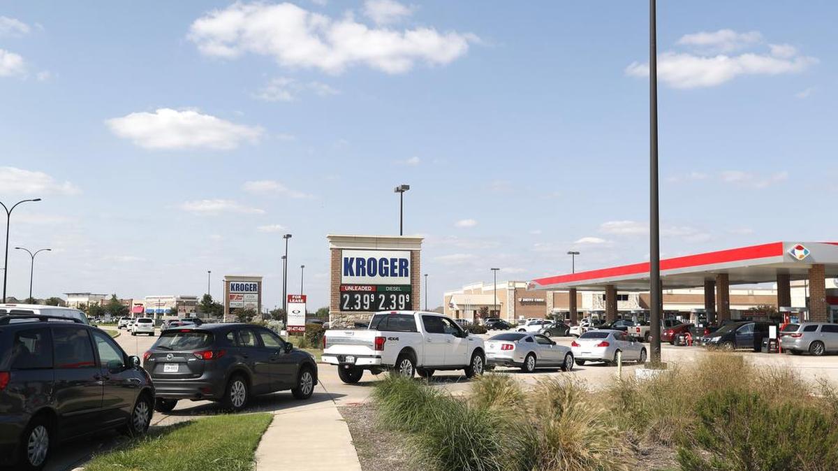 A Kroger fuel center in North Richland Hills.