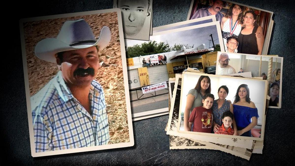 Jose Martin Munoz, left, was killed in January 2007 at the auto shop he owned.