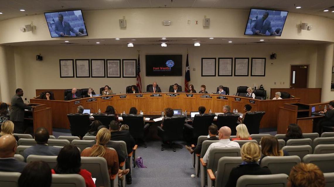 There are four seats up for election on the Fort Worth school board. The election is May 4.