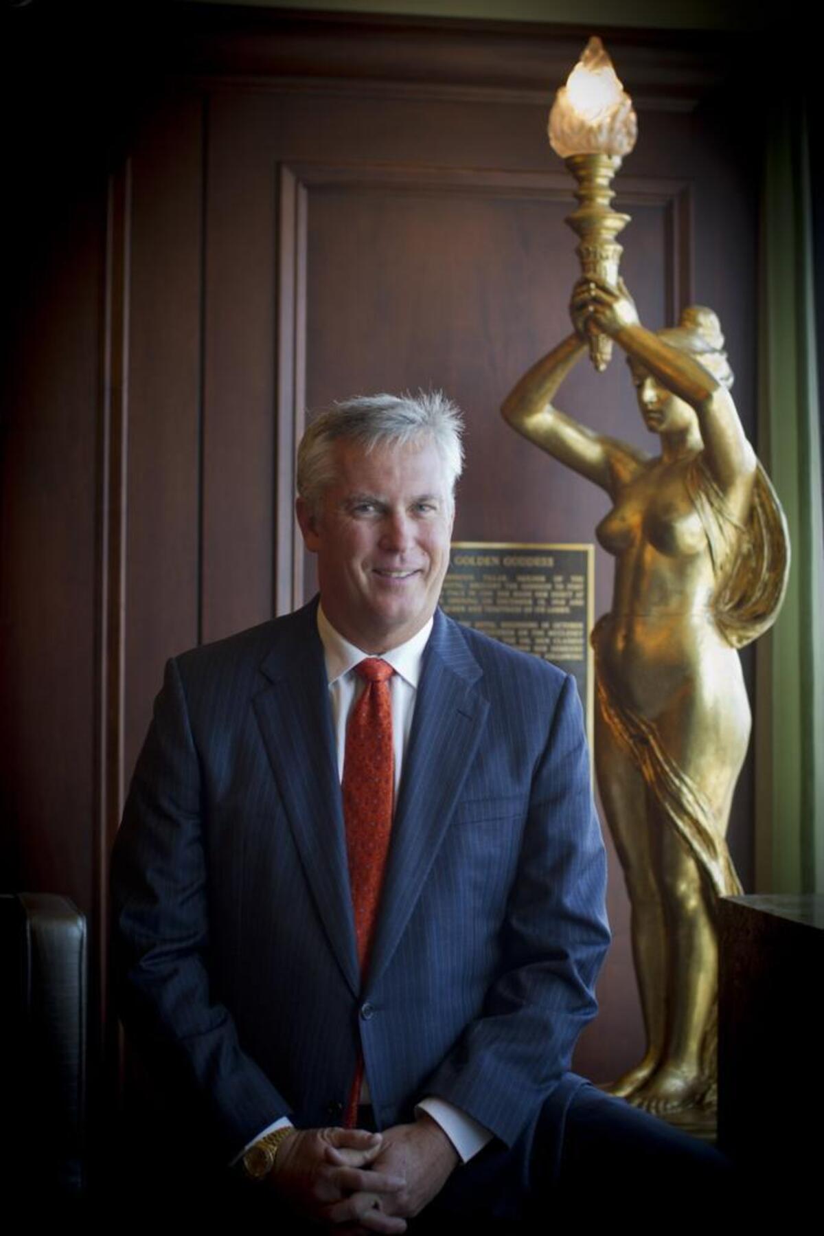 Steve Eargle, the president of the Petroleum Club of Fort Worth, talks about the Golden Goddess statue and how the oil culture in Fort Worth has survived more severe blows than XTO Energy’s exit.