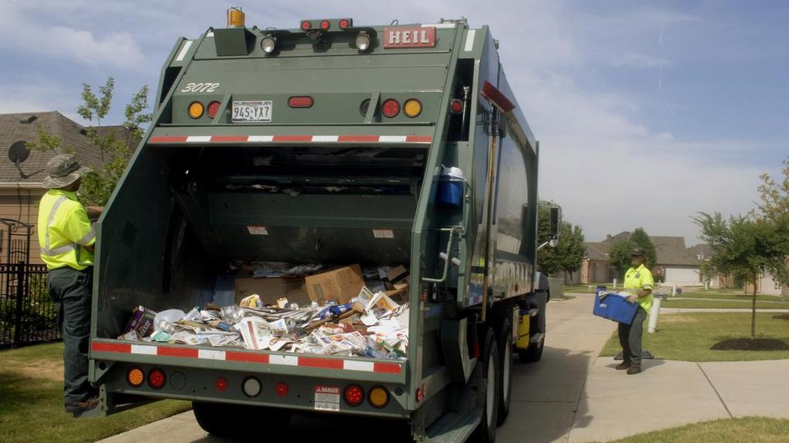 Garbage pickup service is regular on Thursday but will not be picked up on Friday.