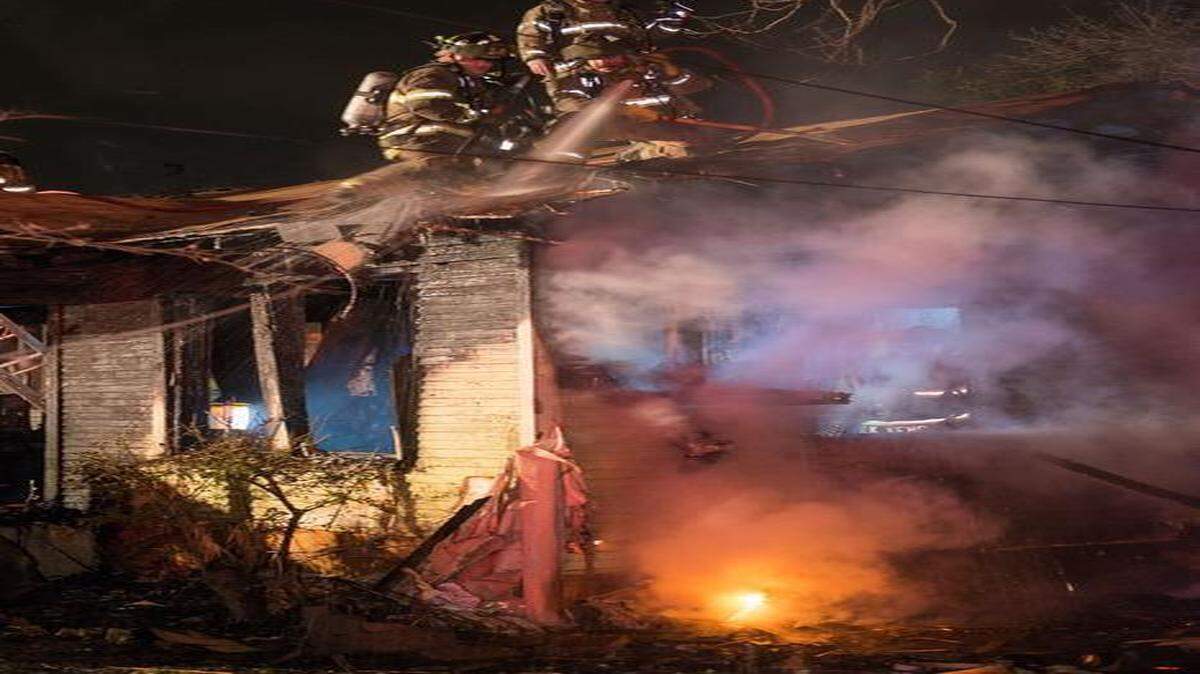 
An elderly man living alone died early Friday in a house fire that also killed his dog, fire officials said.
