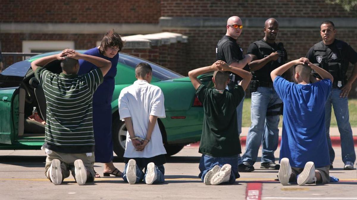 
In 2006, Fort Worth police took a zero-tolerance approach to gang activity. Experts say zero-tolerance polices have led to an increase of student suspensions in public schools.
