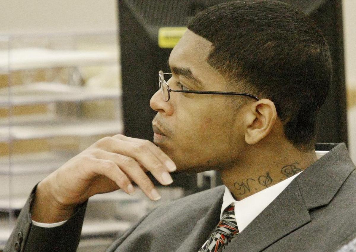 Erick Davila in the courtroom during his capital murder trial in Fort Worth in February 2009. He is scheduled to be put to death April 25.