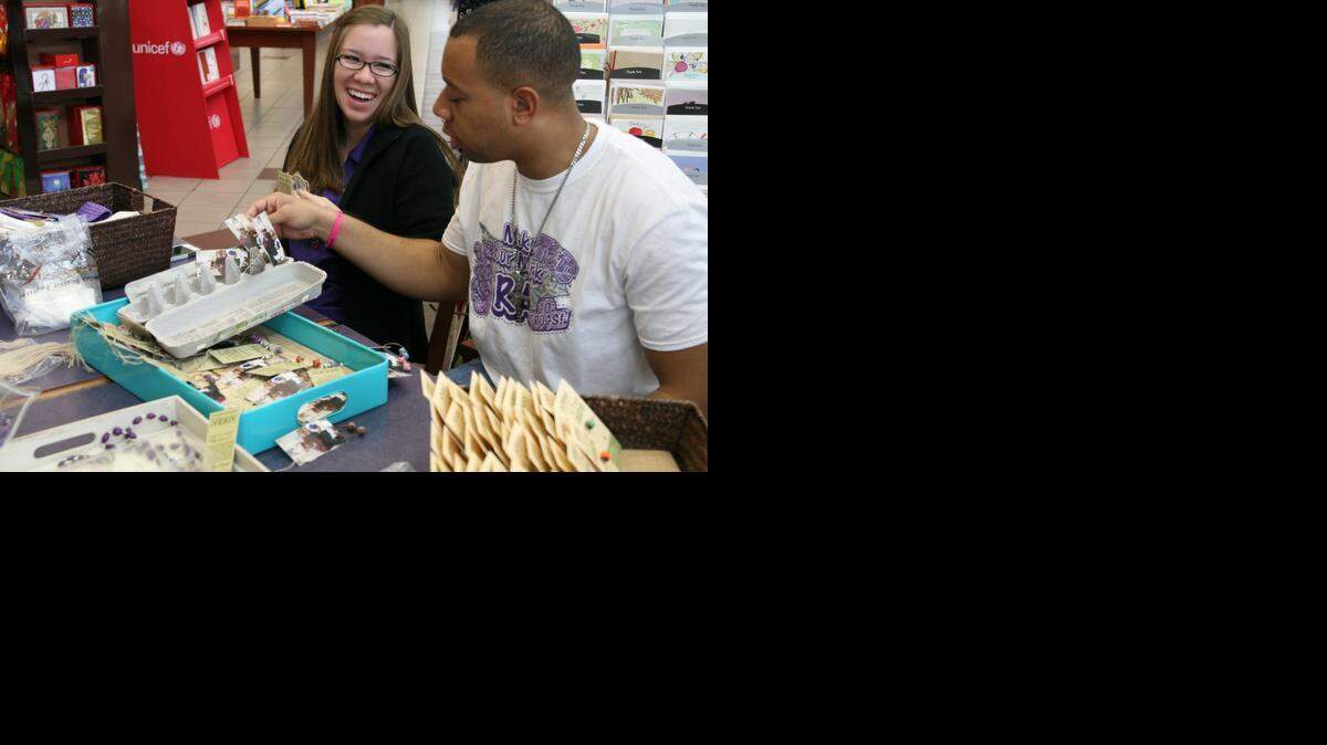 
TCU students marketed products made by Ethiopian women as part of a class at the Neeley School of Business. Jewelry and headbands were sold at the TCU Barnes & Noble Bookstore this fall.
