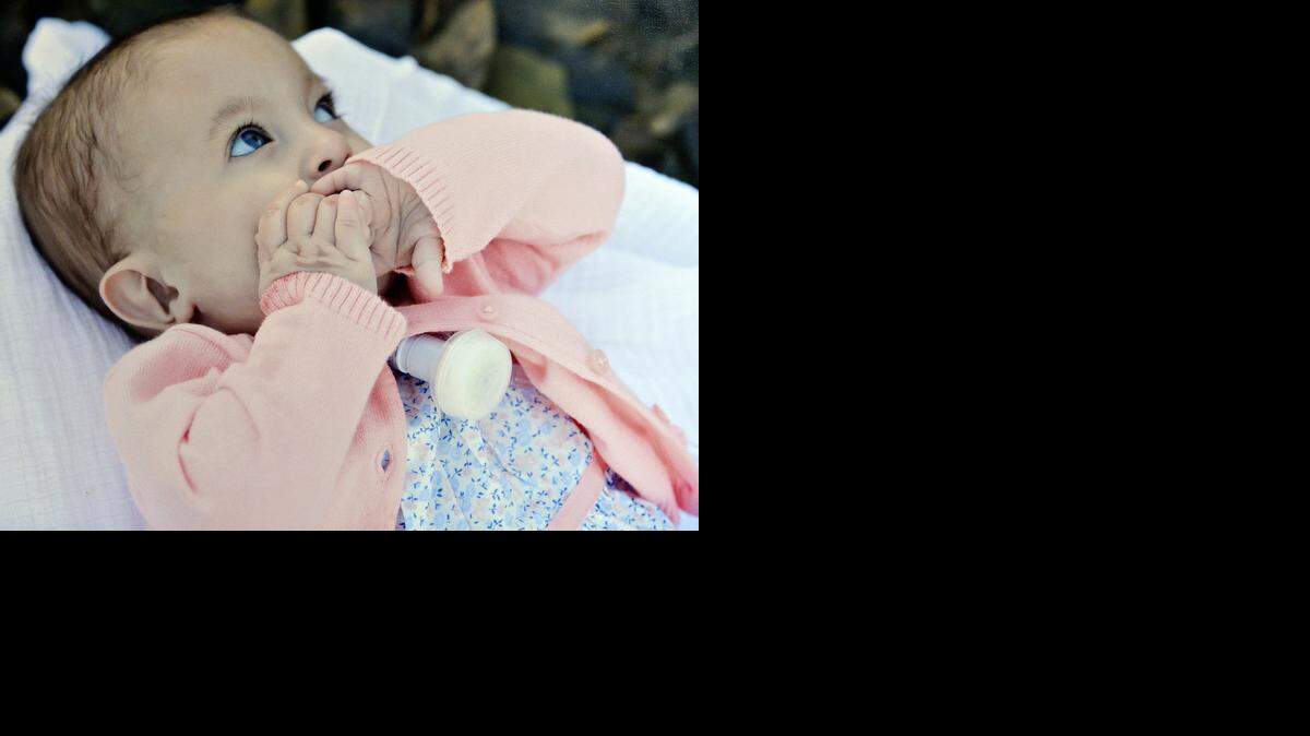 
A photo of baby Hannah Cook taken by family friend Christine Wilken hangs on the walls of the new lactation room at Texas Health Southwest in Fort Worth. 
