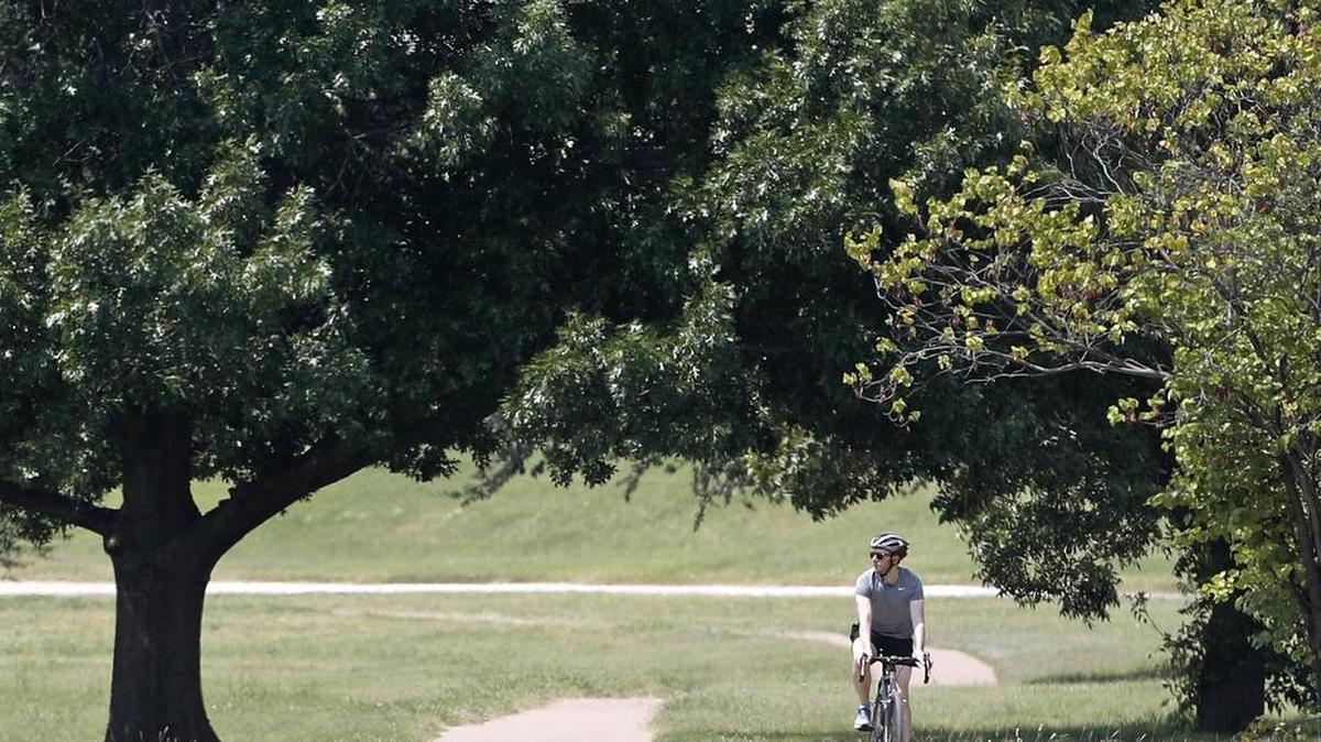 September;’s sunny skies have been perfect for bike rides in North Texas.