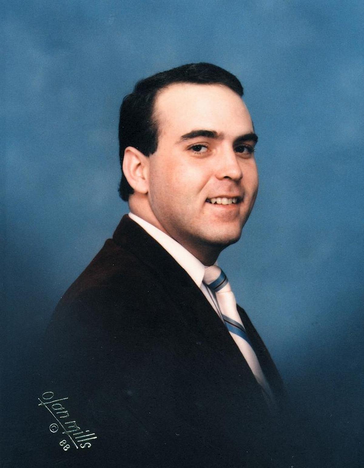 Gregory Glenn Biggs is shown at age 24 in 1988. Biggs died in 2001 at age 37 after he was hit by a car driven by Chante Mallard.