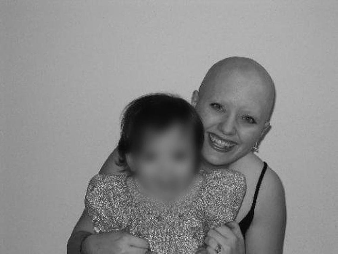 Hope Ybarra with her youngest daughter. Hope plead guilty to causing serious bodily injury to the girl through her lies.