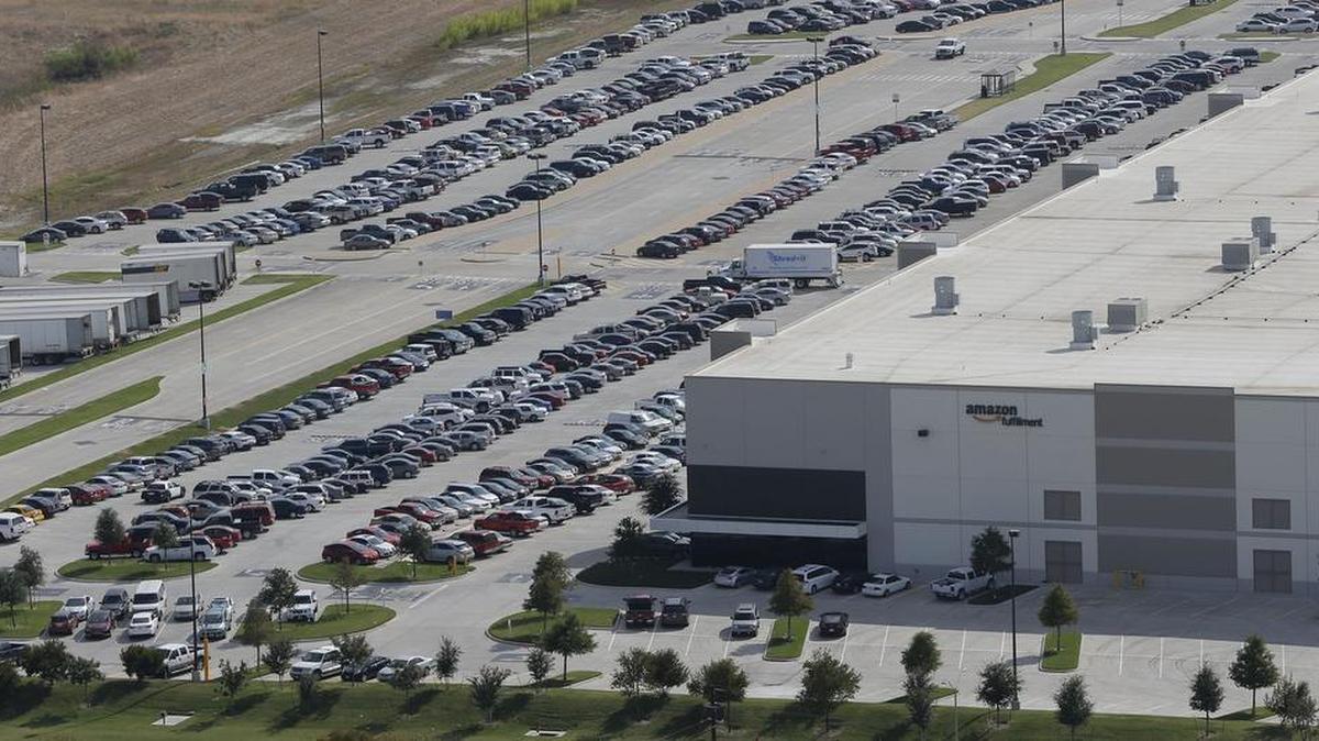 The Amazon fullfillment center is in Haslet in the Alliance Corridor.