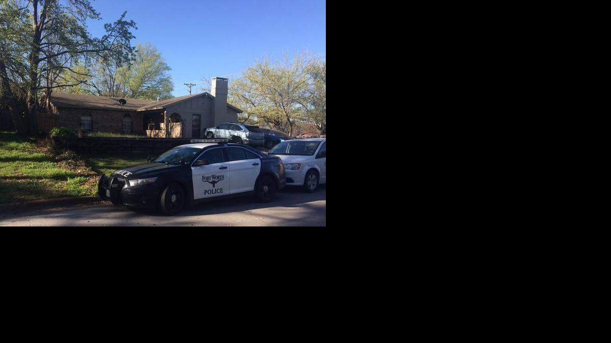 
Fort Worth police were called to this house in the 7400 block of Beaty Street Saturday. A man was found dead; a woman died later at a hospital, police reported. 
