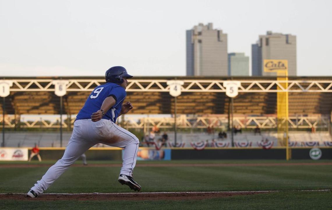 The Fort Worth Cats playing in their 2011 season opener at LaGrave Field.