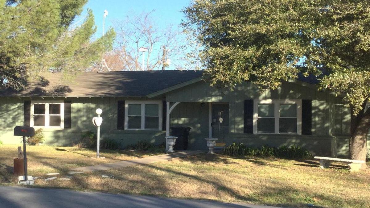 The rental home in the 600 block of Dunaway Lane where Doris Andrews was slain.