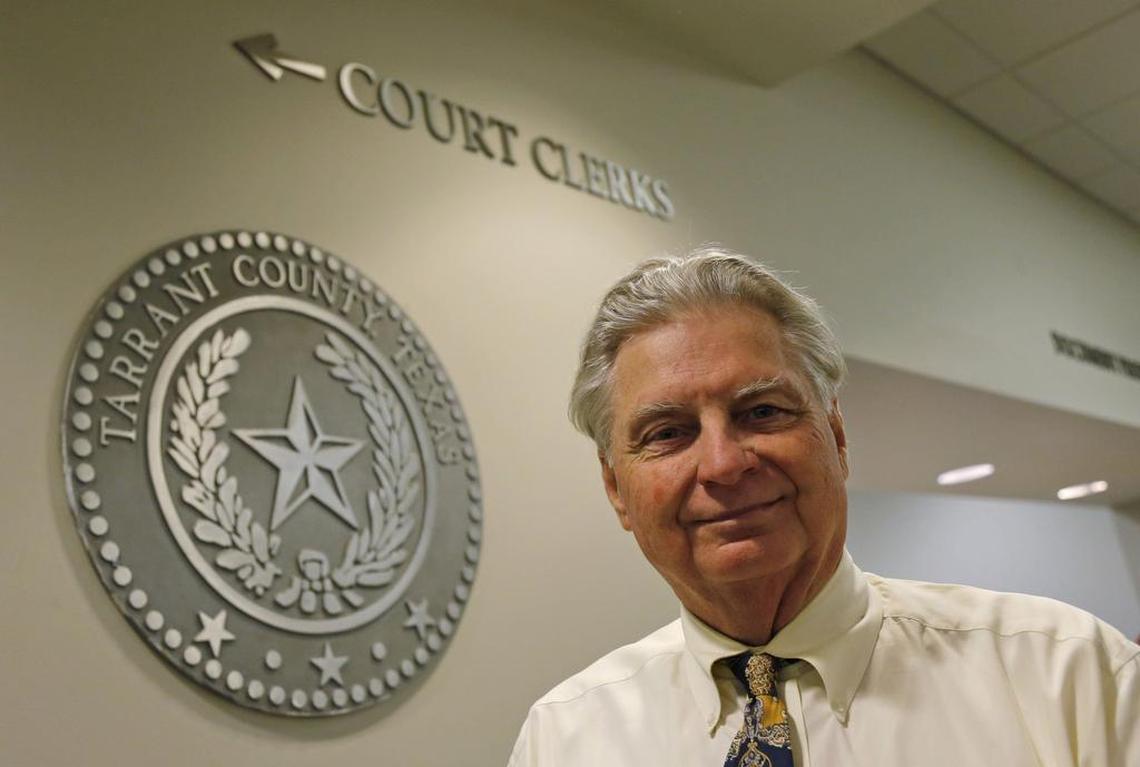 Tarrant County District Clerk Tom Wilder and his staff handle roughly 60,000 new court filings a year — half of them in the family courts.