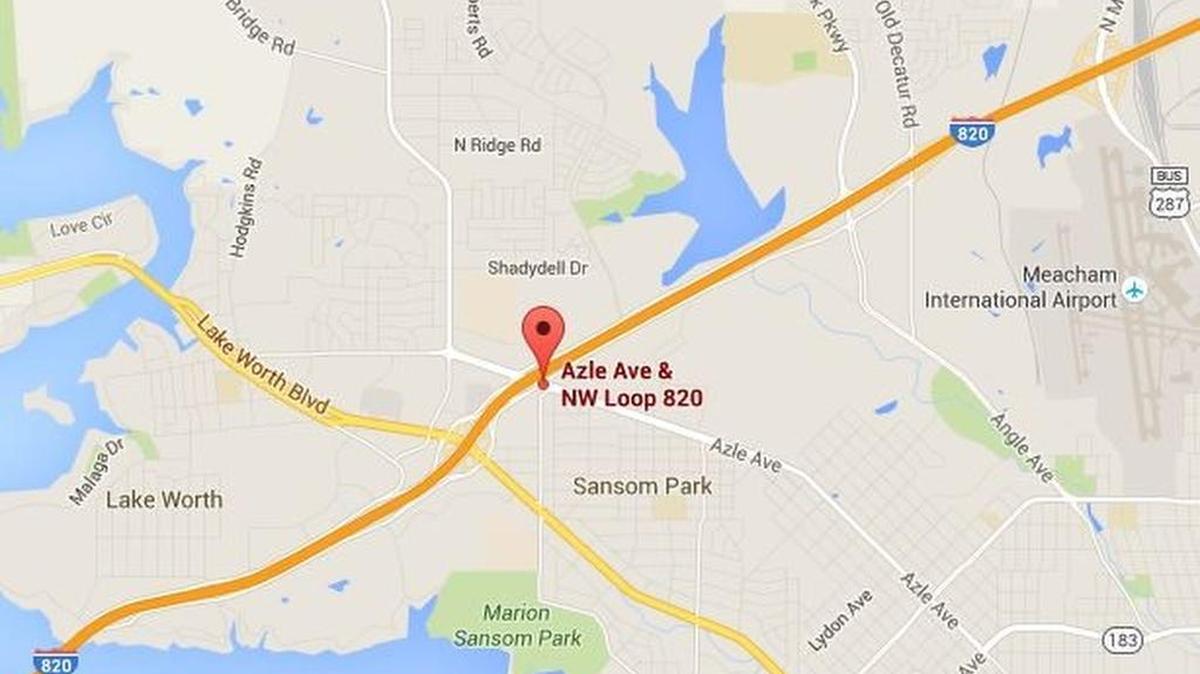 One person died in a vehicle crash and fire early Monday on Loop 820.