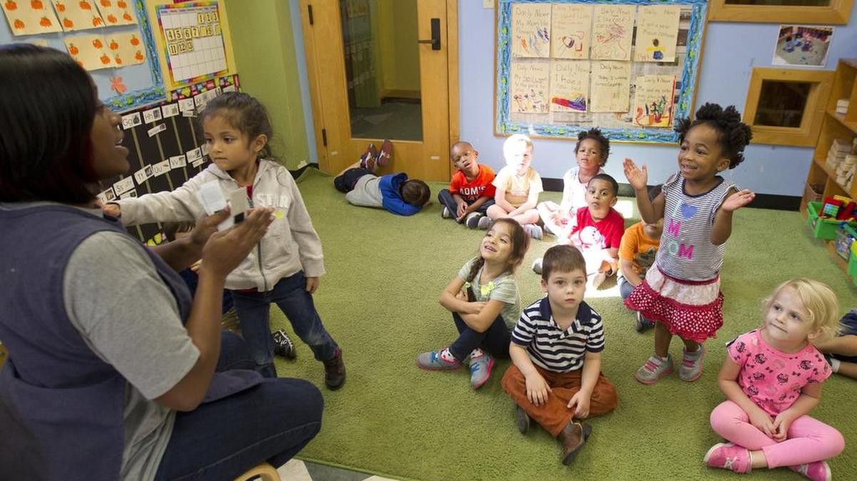 
Preschool teacher Tamara Sap works with children at the Fort Worth YWCA, which is changing its name.
