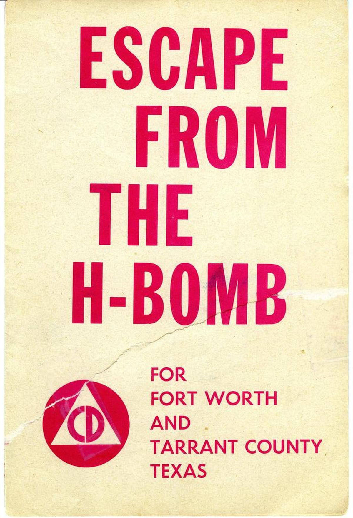 Atomic bomb survival brochure from 50 years ago in Fort Worth.