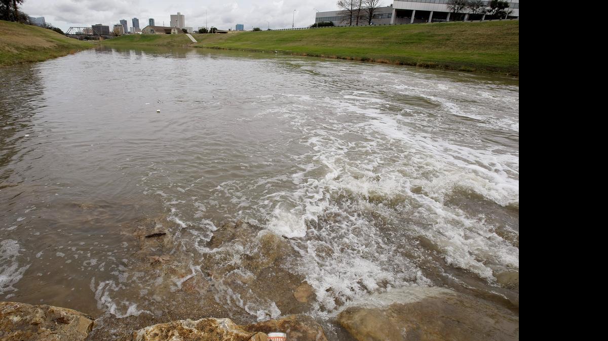 
The Trinity River at Trinity Park in Fort Worth is shown in a file photo from last December. 
