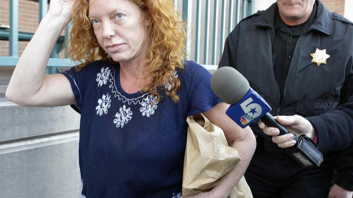 Tonya Couch, leaving the Tarrant County Jail last year, has been sent back to jail after failing a drug test.
