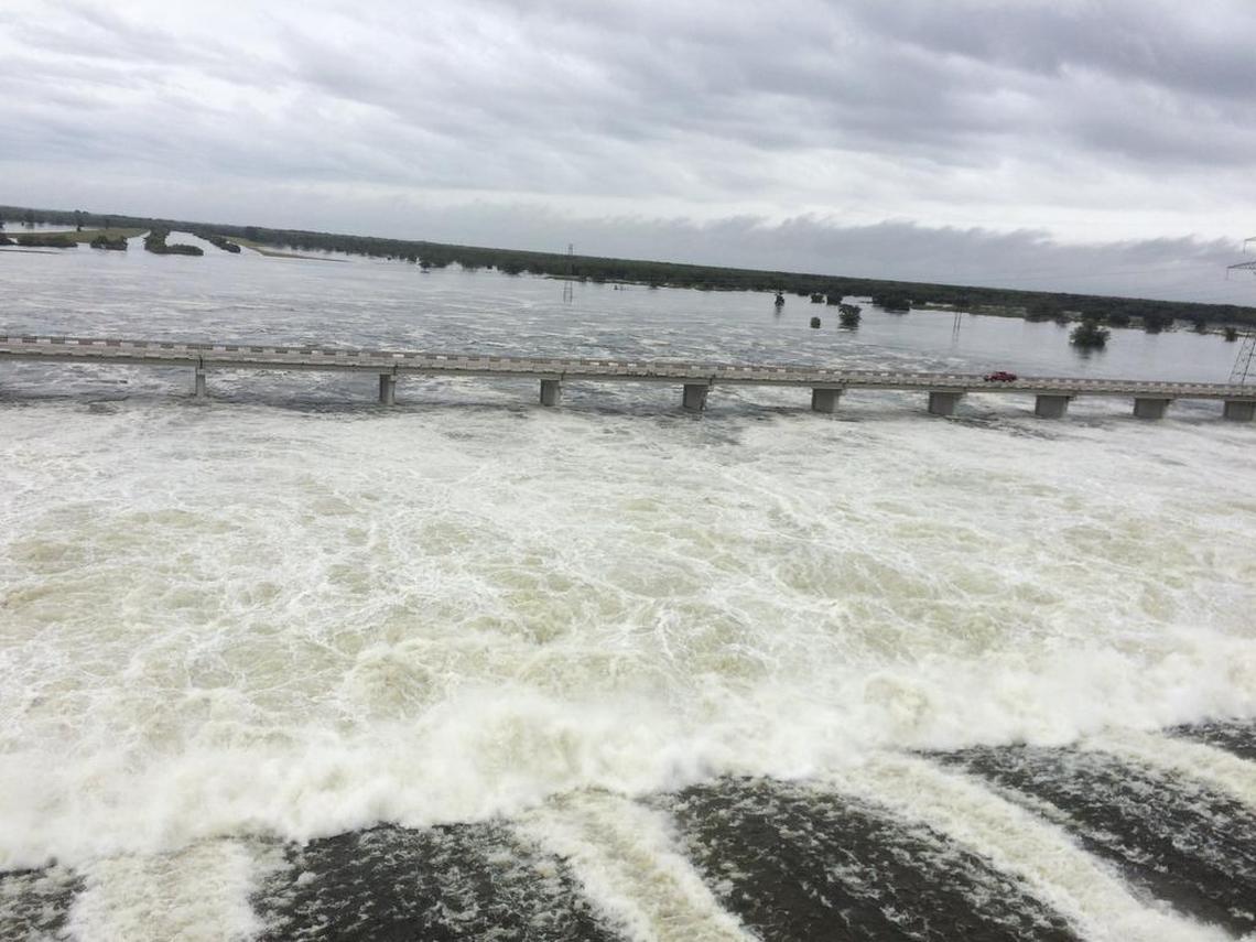 In October 2015, parts of Navarro and Hill counties saw 20-inch rainfalls. Runoff from those rains rushed over the spillway at Richland-Chambers reservoir in Navarro County.