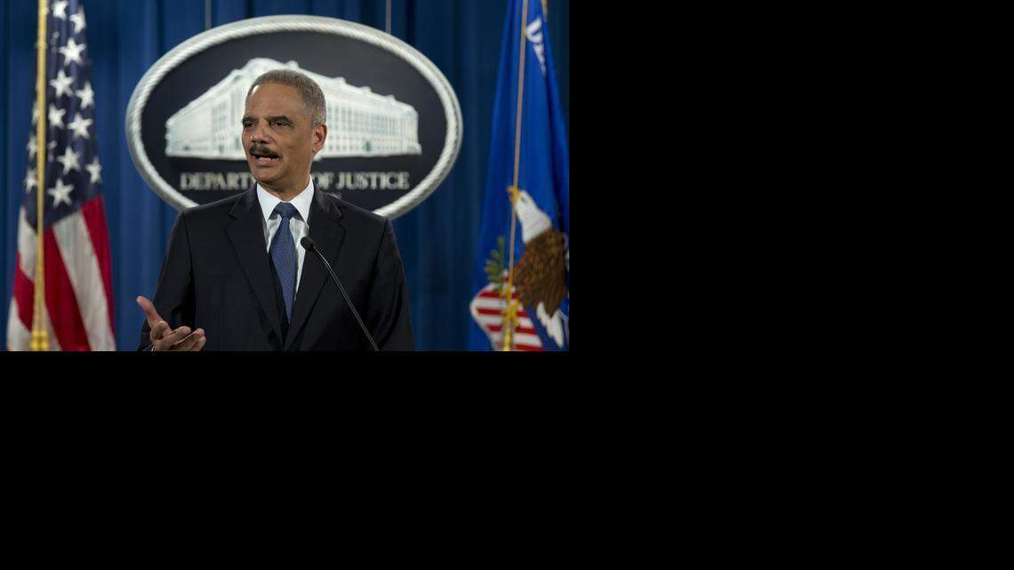 
Attorney General Eric Holder, seen here at the Justice Department in Washington, says Fort Worth is one of six sites chosen for the National Initiative for Building Community Trust and Justice.

