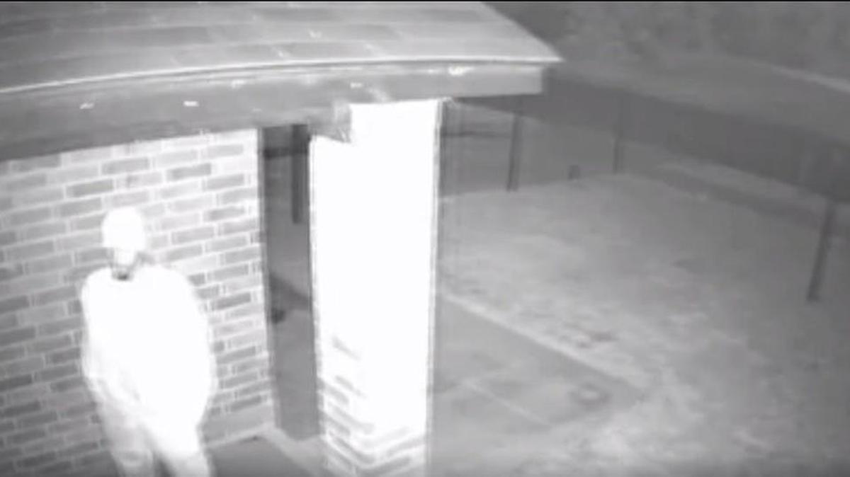 Fort Worth police are trying to identify this “person of interest” caught on camera at the home shortly before the fatal shooting.