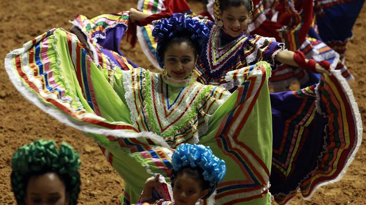 In this file photo, Folklórico dancers perform at the Fort Worth Stock Show and Rodeo. On Thursday, May 5 in North Richland Hills, Ballet Folklórico DFW presents its Cinco De Mayo Celebration.