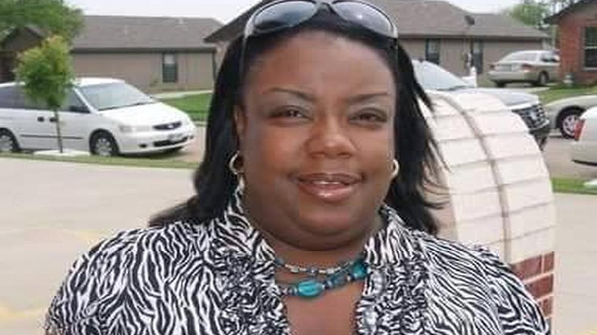 Sharva Sanders, 42, of Fort Worth was killed Saturday while driving through Garland with her longtime boyfriend and his aunt.