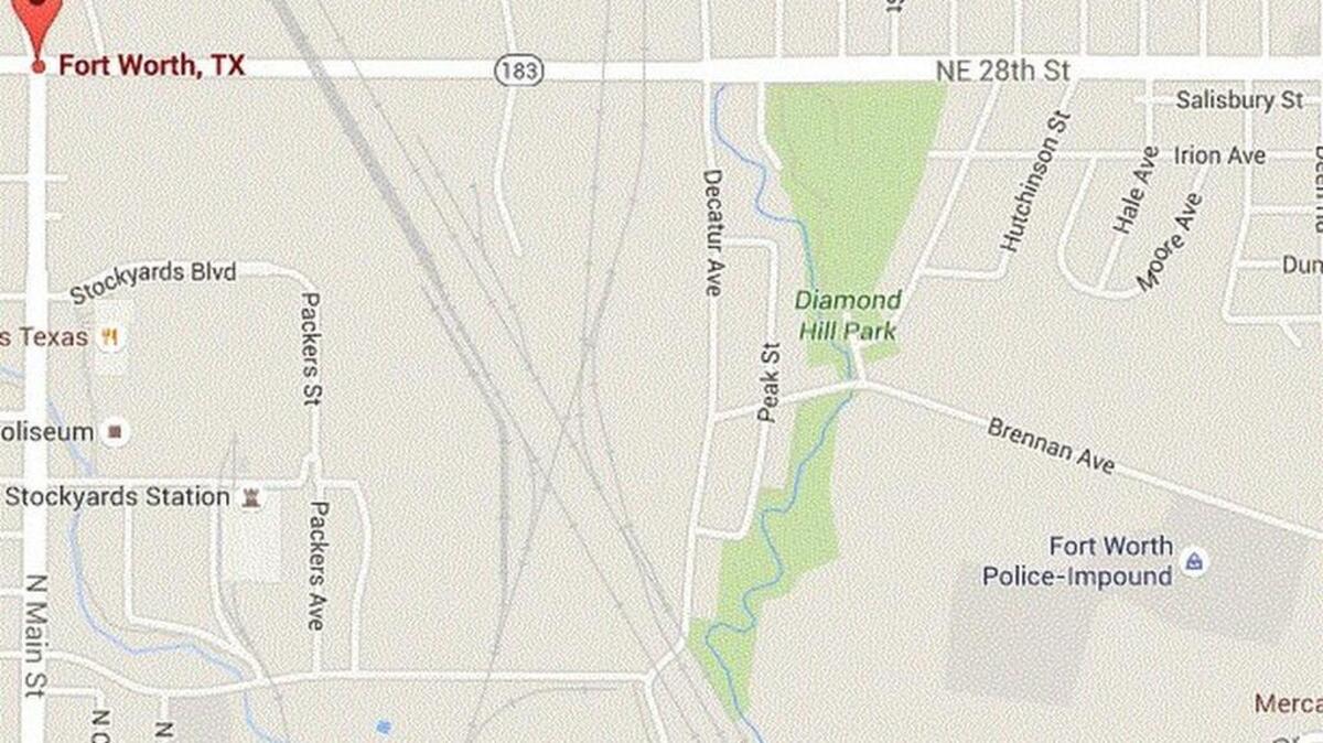A Fort Worth police officer was arrested at North Main and Northeast 28th streets Sunday night.