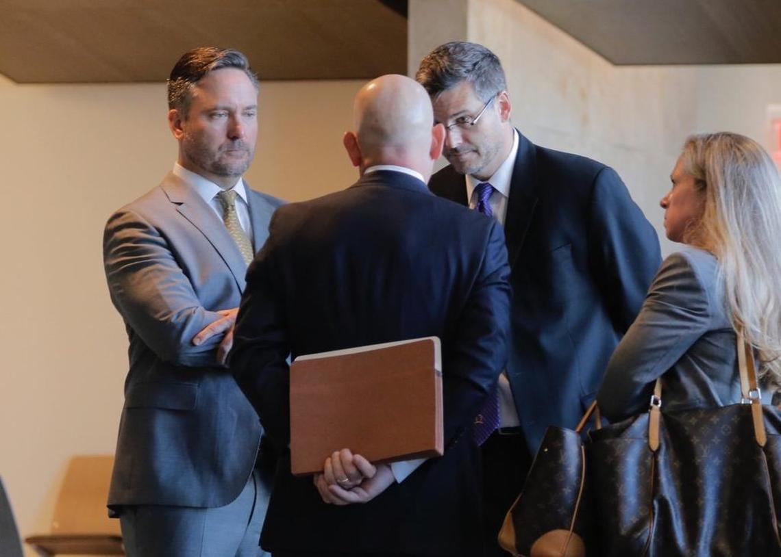 Concho Minick, left, is seeking a receiver to help mediate the differences among the ownership of Billy Bob’s Texas.