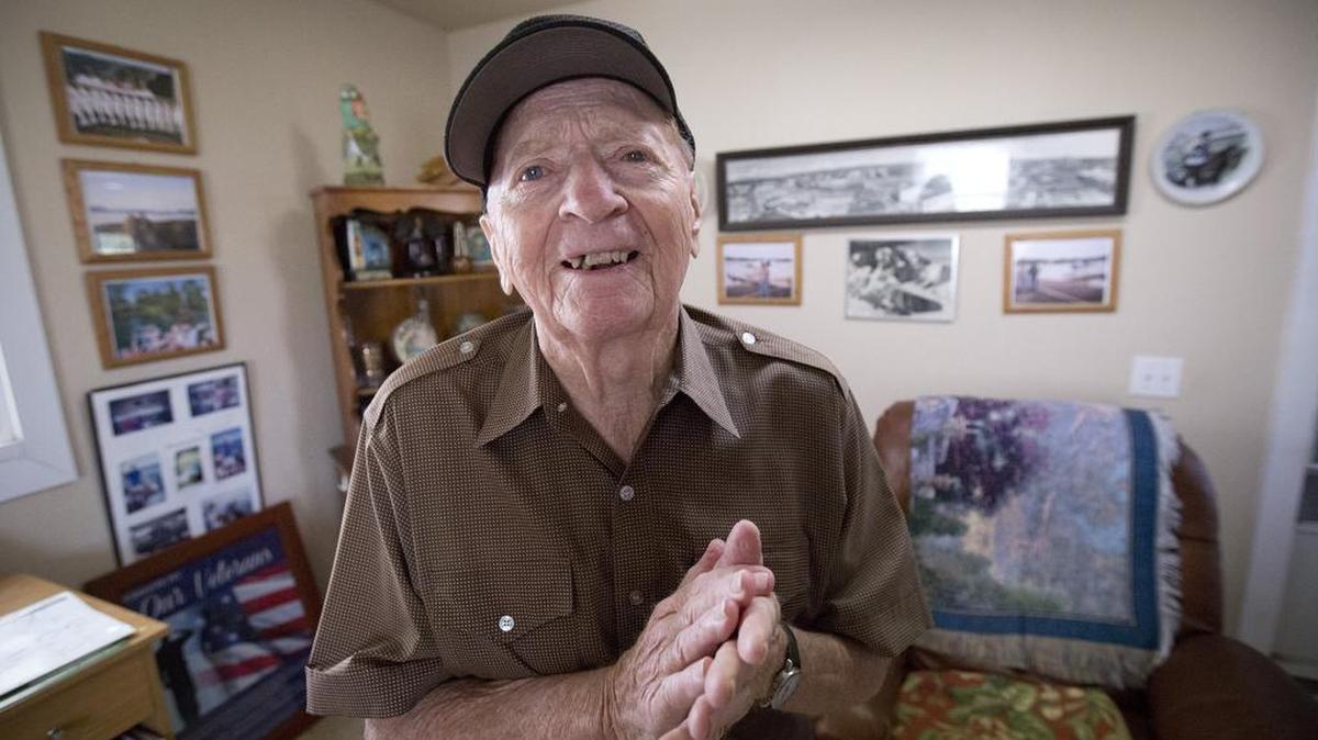 Dale Robinson, a 93-year-old veteran who lives in Paradise, was stationed at Oahu’s Schofield Barracks on Dec. 7, 1941.