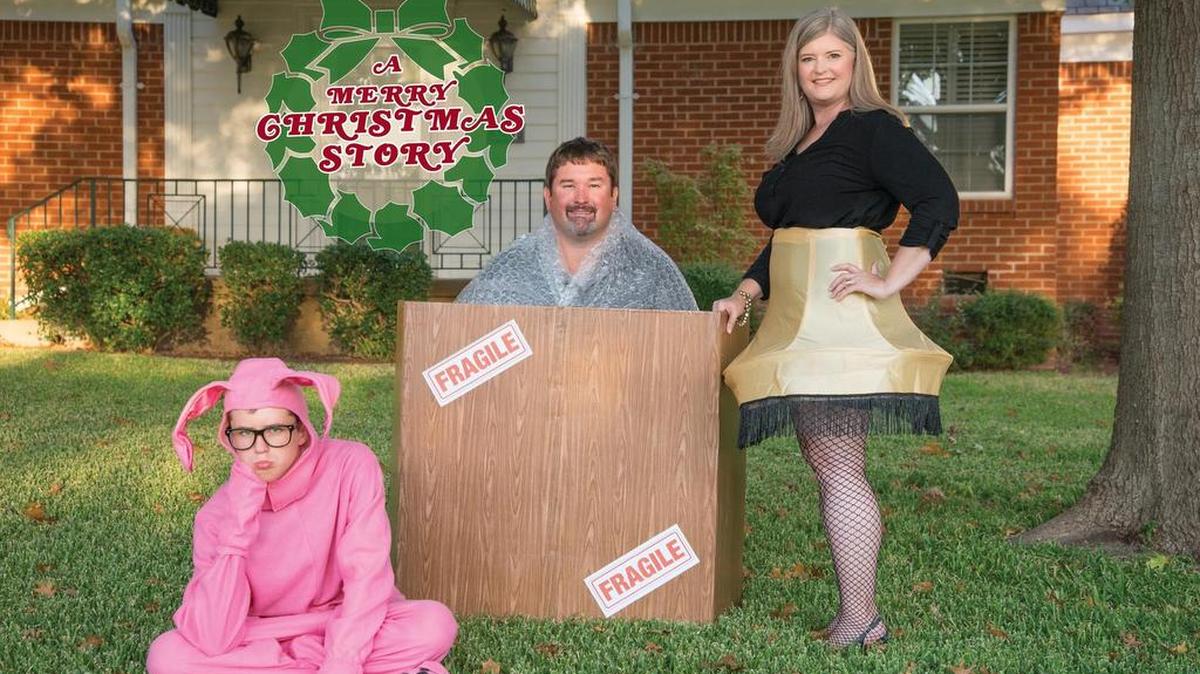 The Jolin family Christmas card for 2015. Pictured left to right are Thomas Jolin, Brian Jolin and Jennifer Jolin.