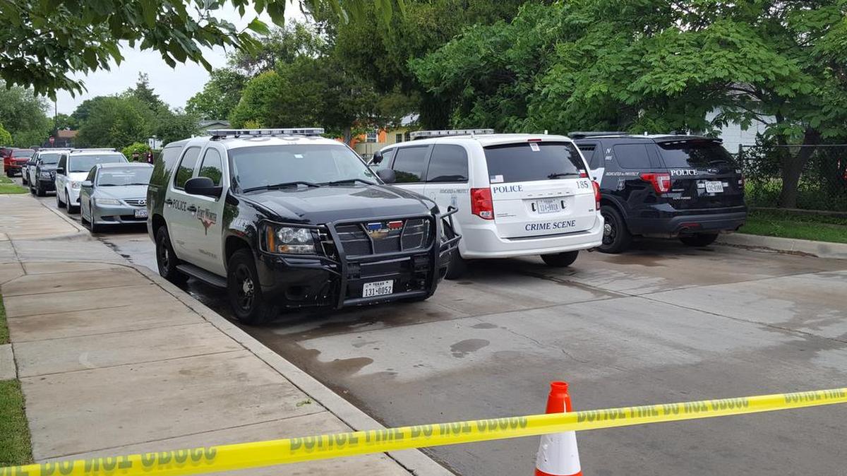 One man died at this Fort Worth home early Wednesday.