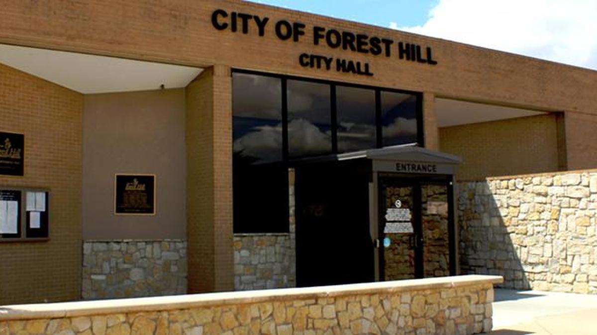 The mayor and mayor pro tem of Forest Hill resigned on Wednesday, a day after council members denied their request for more time to prepare for a hearing on accusations they misused city funds.
