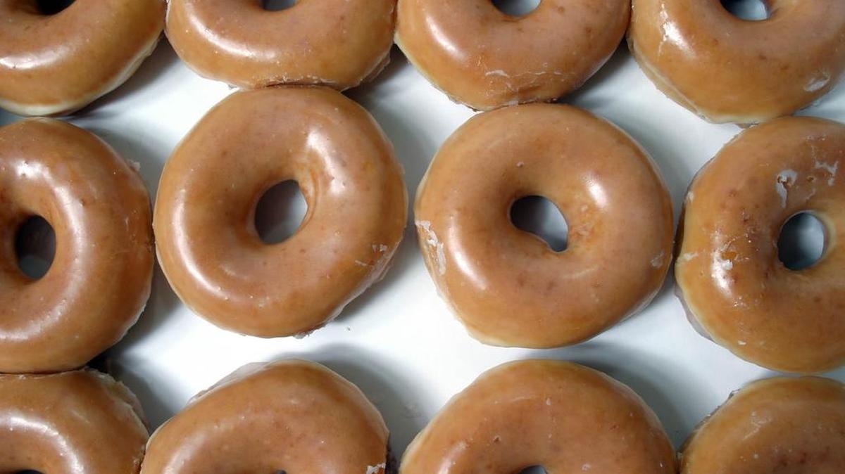 Krispy Kreme glazed doughnuts
