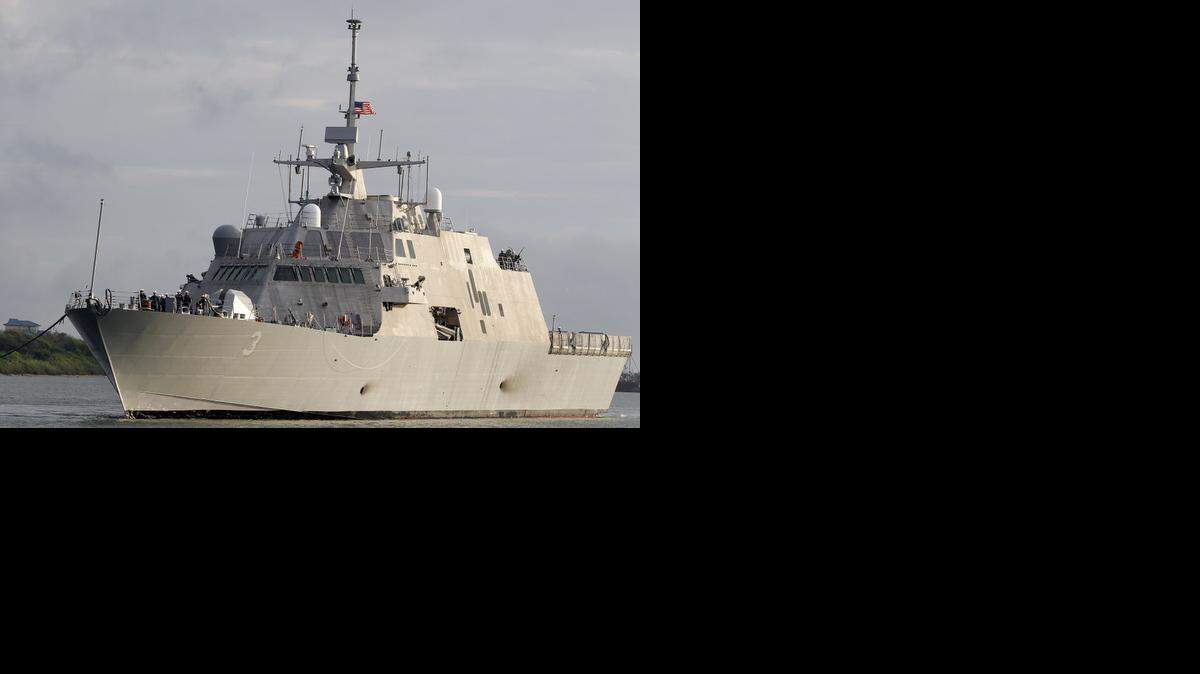 
The USS Fort Worth, which is at the scene of the AirAsia Flight 8501crash site, was commissioned on Sept. 22, 2012.

