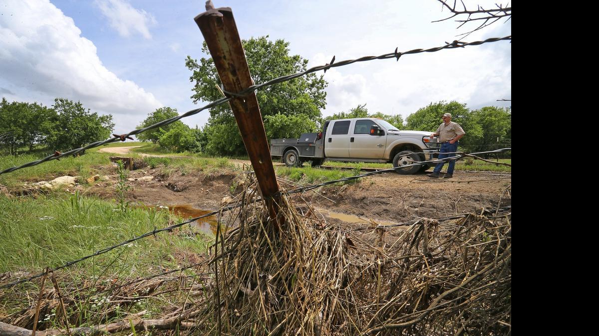 
Jay Davis is dealing with road damage and fences that have washed away, effecting his cattle operation on his ranch in Grandview.

