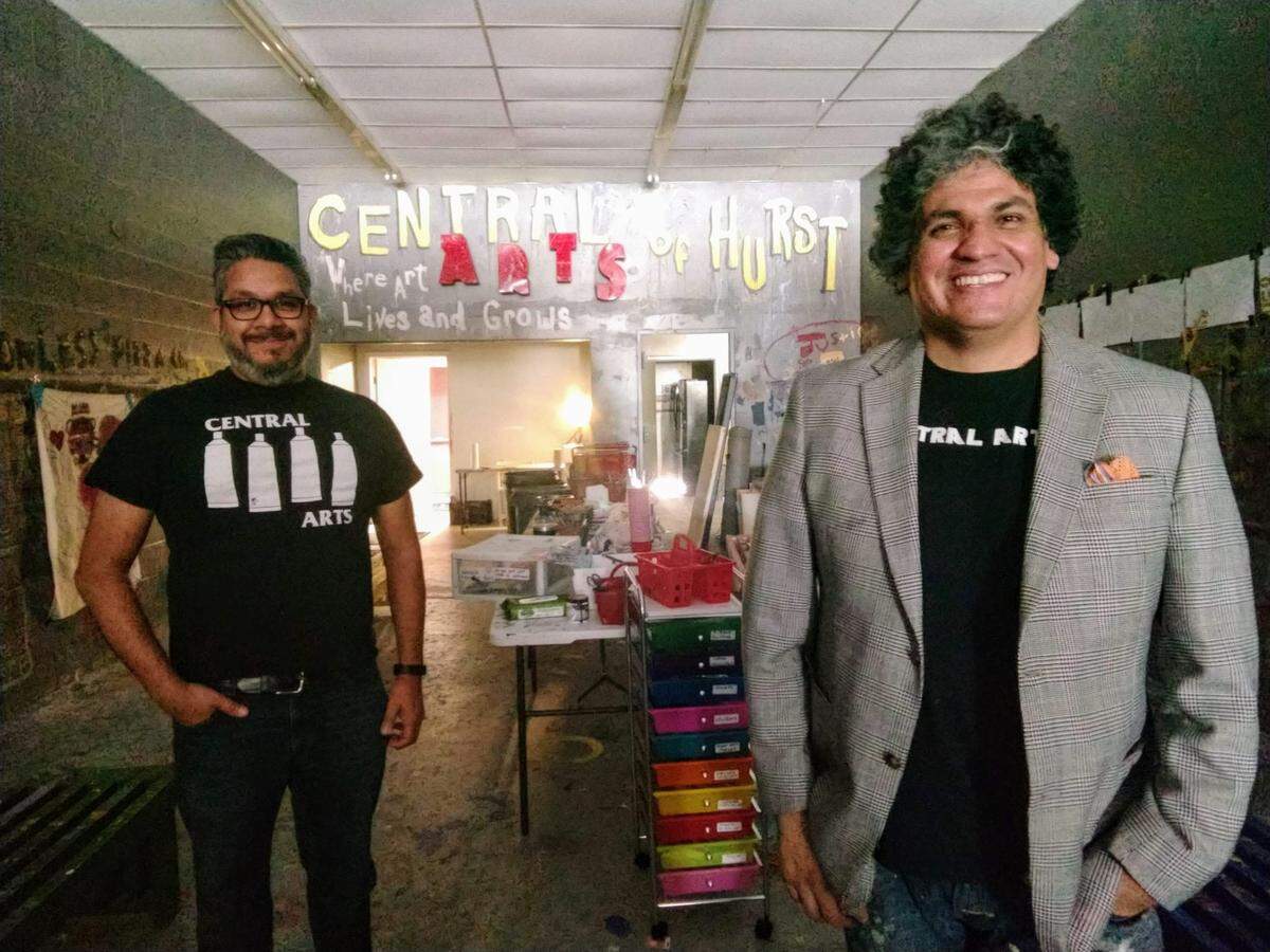Josh Santillan, left, and Sergio Santos are the directors of Central Arts.