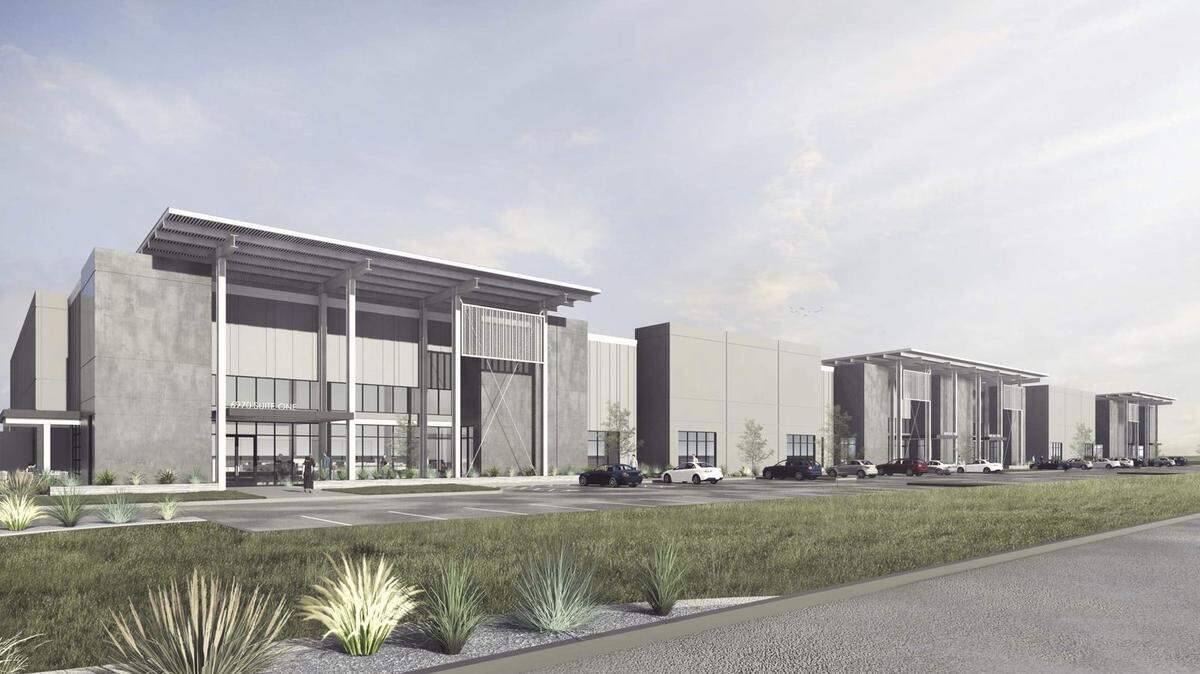 Urban Logistics Realty is clearing 22 acres of land for three buildings with a total of 367,000 square feet. 